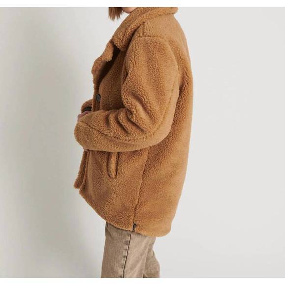 NEW ONE TEASPOON teddy coat in tan - Picture 2 of 3